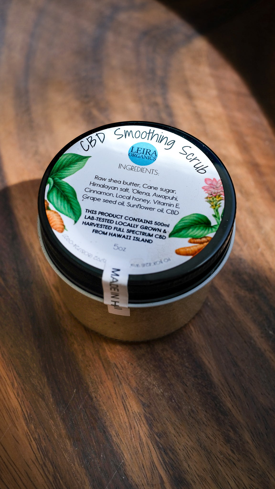 CBD Smoothing Scrub - Leira Organics