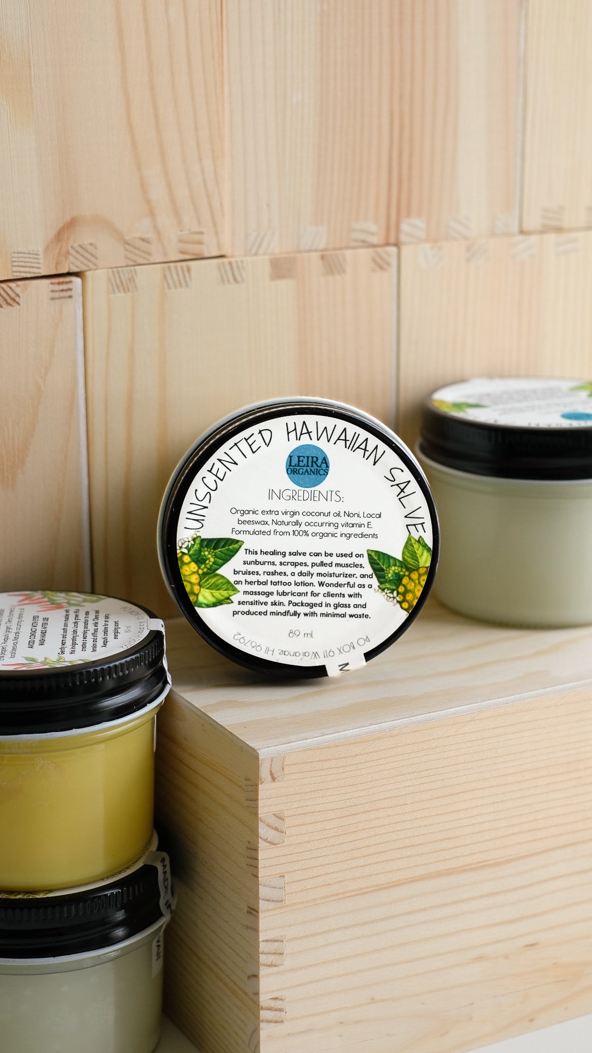 Unscented Hawaiian Salve - Leira Organics