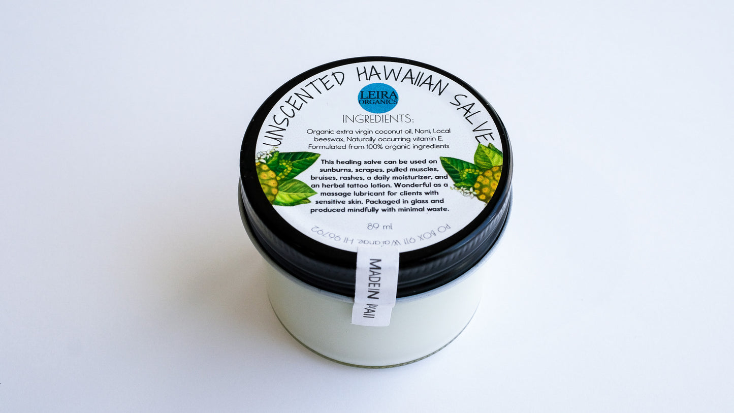 Unscented Hawaiian Salve - Leira Organics