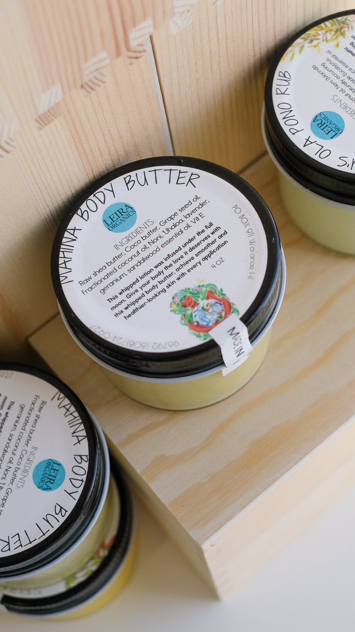 Mahina Body Butter - Leira Organics