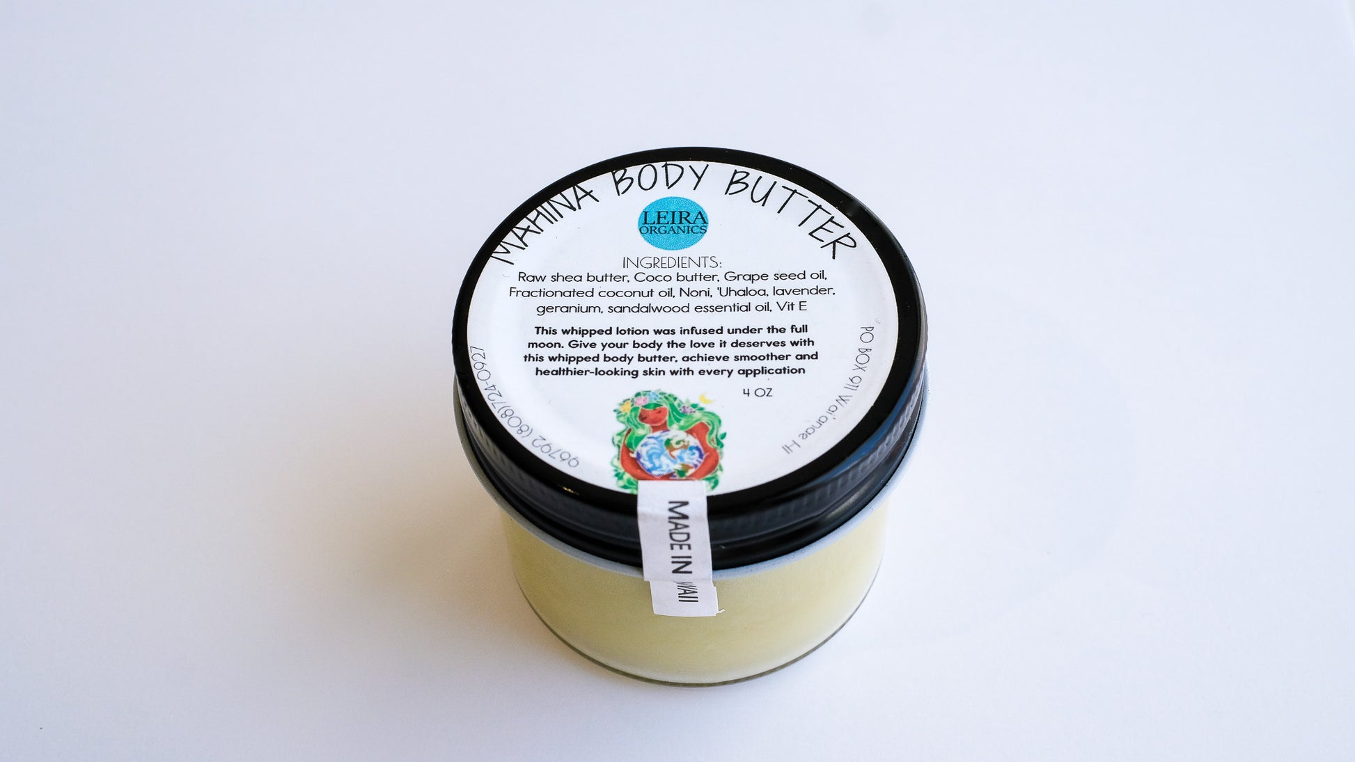 Mahina Body Butter - Leira Organics