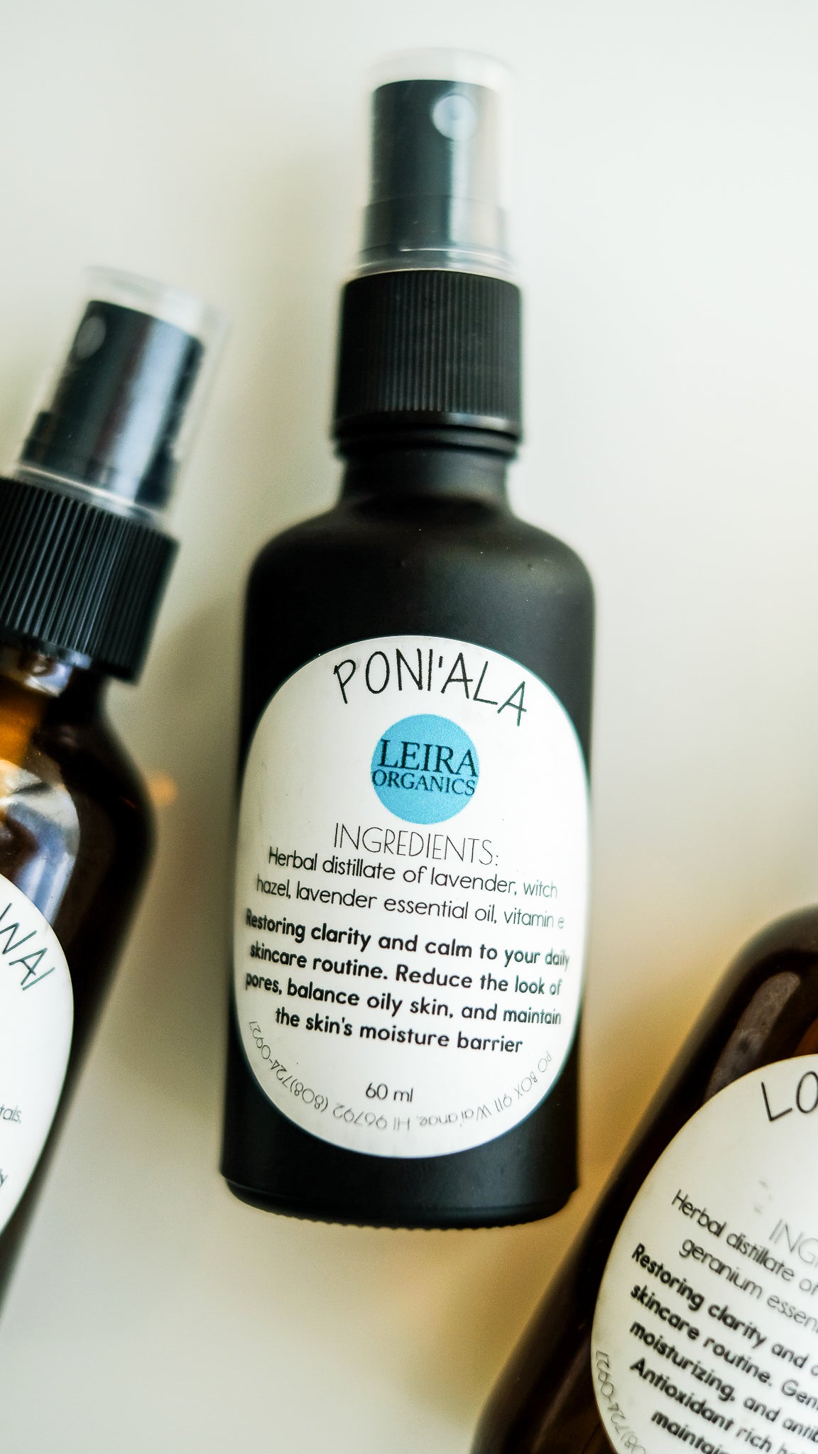 Poniʻala Toner - Leira Organics