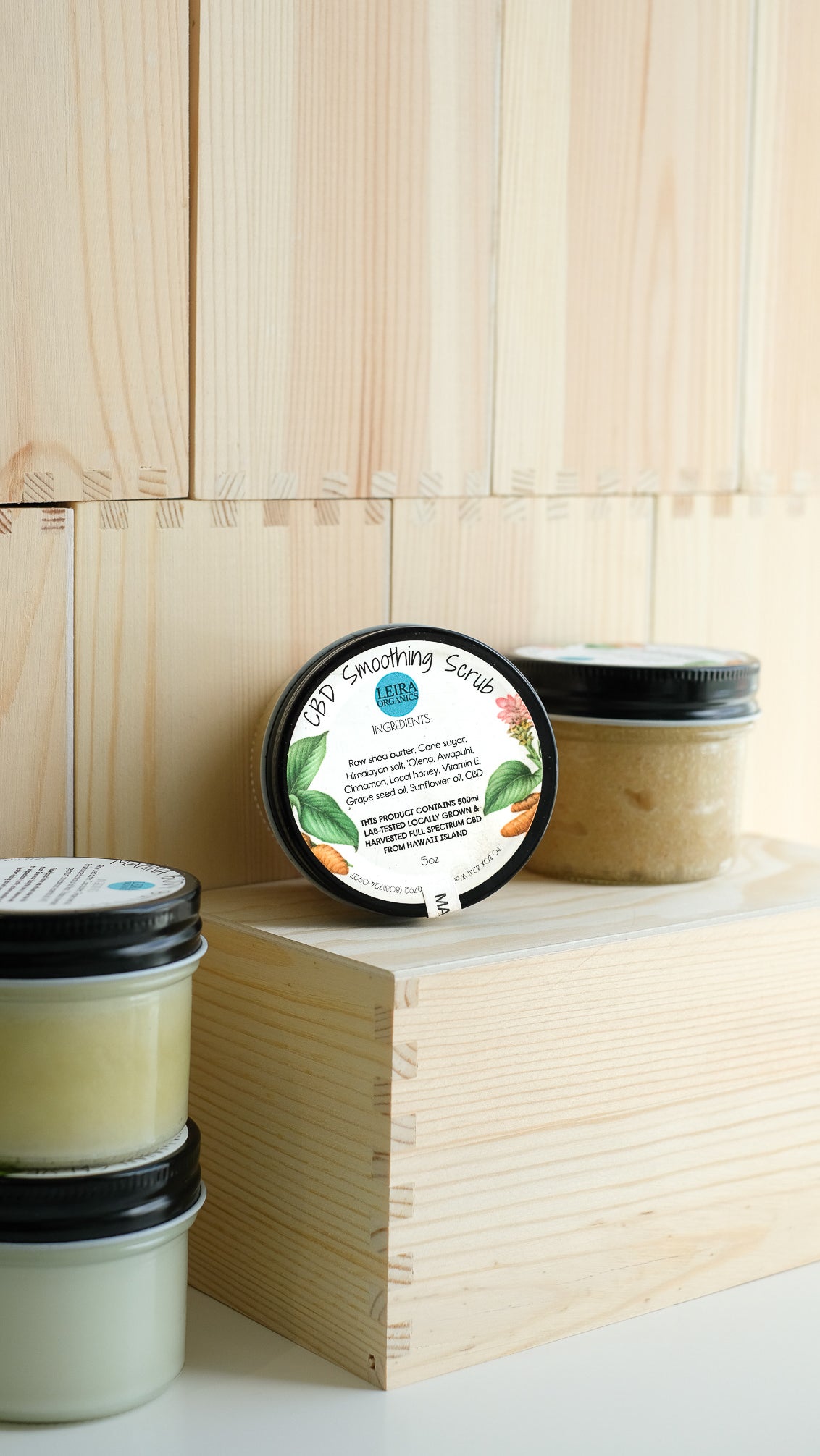 CBD Smoothing Scrub - Leira Organics